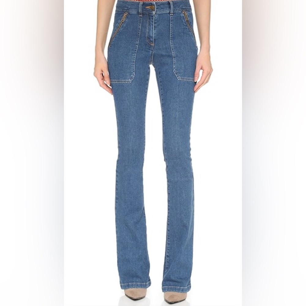 Veronica Beard “Parch Pocket” Jeans 4